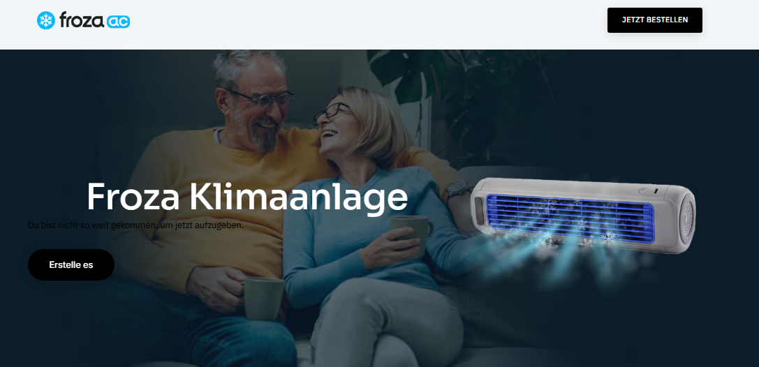 Froza AC Klimaanlage – Erfahrungen, Kühler, Klimagerät & Tragbarer Mini-Luftkühler